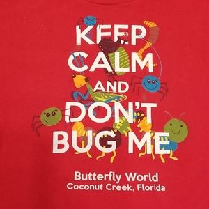 Butterfly World - Red Short Sleeve Tee